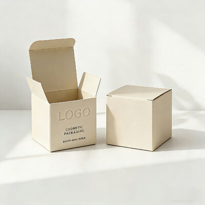 Embalaje reciclable para perfume con acabado texturizado de lujo, papel artístico con impresión de logotipo personalizado y recubrimiento UV