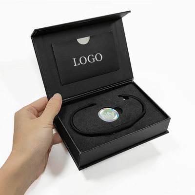 Caja de embalaje de presentación magnética de lujo con logotipo personalizado para marcas premium