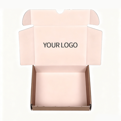 Caja de envío con logotipo personalizado Caja de embalaje de envío corrugado para productos de comercio electrónico