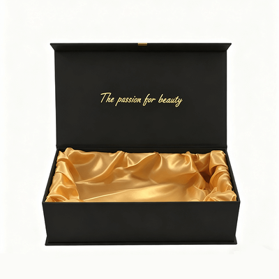 Caja de regalo de lujo ecológica de papel artístico con tapa magnética, embalaje de cajas de papel con insertos