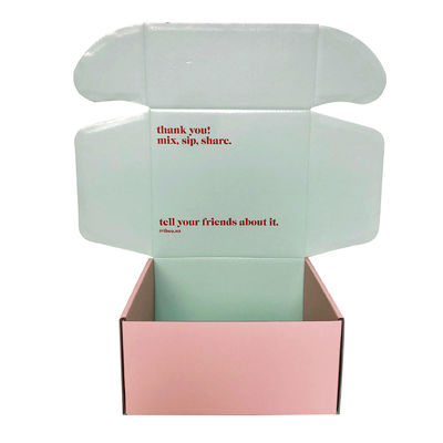 Caja de correo de papel corrugado para el cuidado de la piel, ropa y zapatos