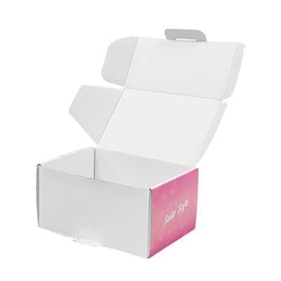 Embalaje de papel impreso a medida Cajas onduladas para ropa y velas