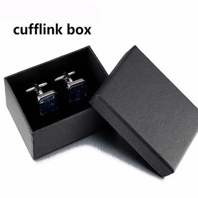 Caja de embalaje para regalos de color negro, de anillo rígido, etiqueta de puño y puño de regalo.