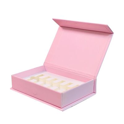 Impresión de logotipo personalizado Caja de regalo en forma de libro magnético para perfume y cosméticos de Colonia
