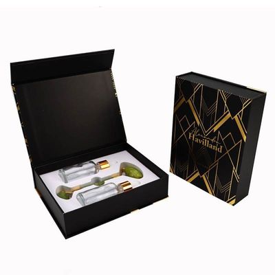 Caja de embalaje magnético de papel reciclado para masaje con rodillos, aparato de belleza, epilador