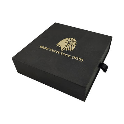 Elegante caja de embalaje de cajones reciclados caja de regalo de embalaje de papel de lujo