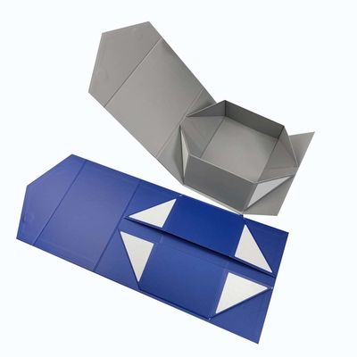 Caja de cartón rígida plegable plegable de lujo Caja de papel magnético para embalaje de regalos