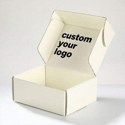 Cajas de envío personalizadas y blancas personalizadas con logotipo para pequeñas empresas