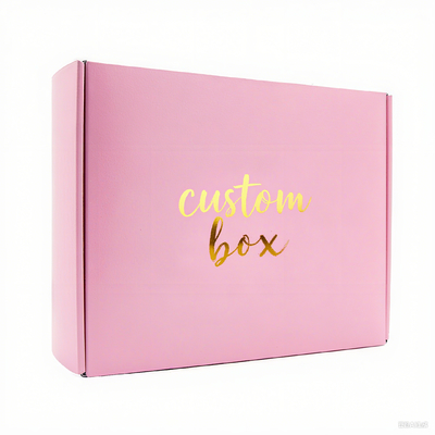 Bolsa de Papel Corrugado Reciclable Caja de Correos Cosméticos Ecommerce Plegable Cajas de Envío para Parfums pestañas Mat Lamination