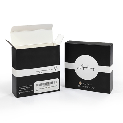 Logotipo ecológico personalizado Embalaje de caja reciclable para maquillaje, brillo labial y aceite de esmalte de uñas