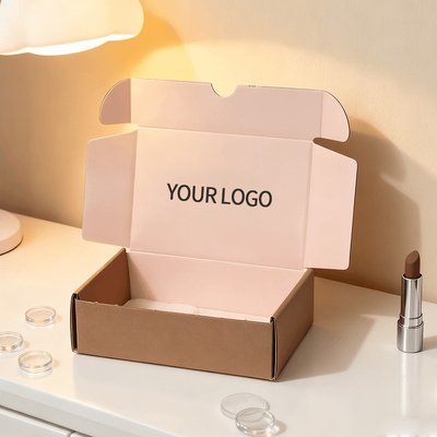 Caja de envío con logotipo personalizado Caja de embalaje de envío corrugado para productos de comercio electrónico