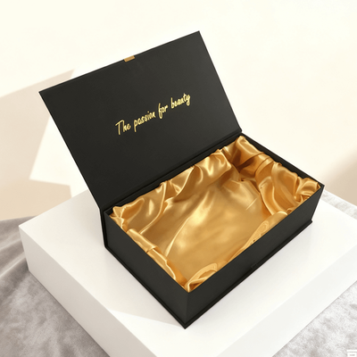 Caja de regalo de lujo ecológica de papel artístico con tapa magnética, embalaje de cajas de papel con insertos